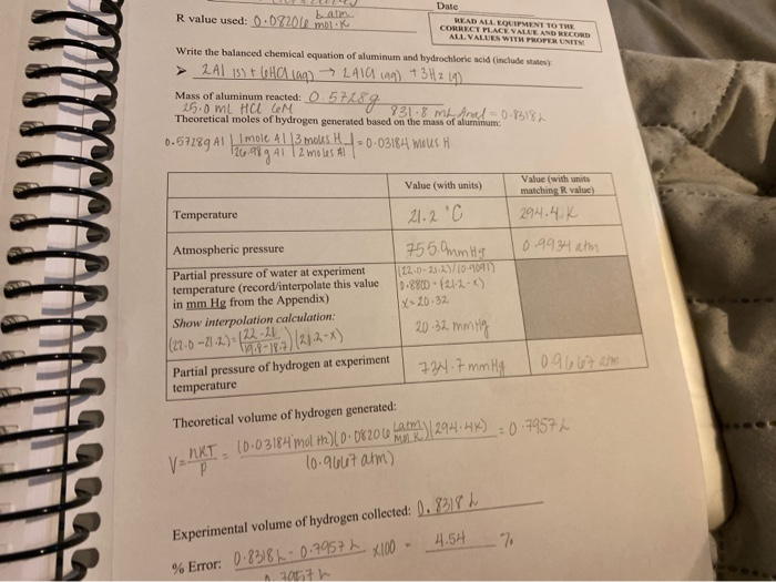 4. The solubility of hydrogen in water is given in | Chegg.com