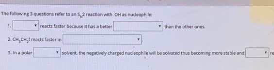Solved The following 3 questions refer to an 5, 2 reaction | Chegg.com