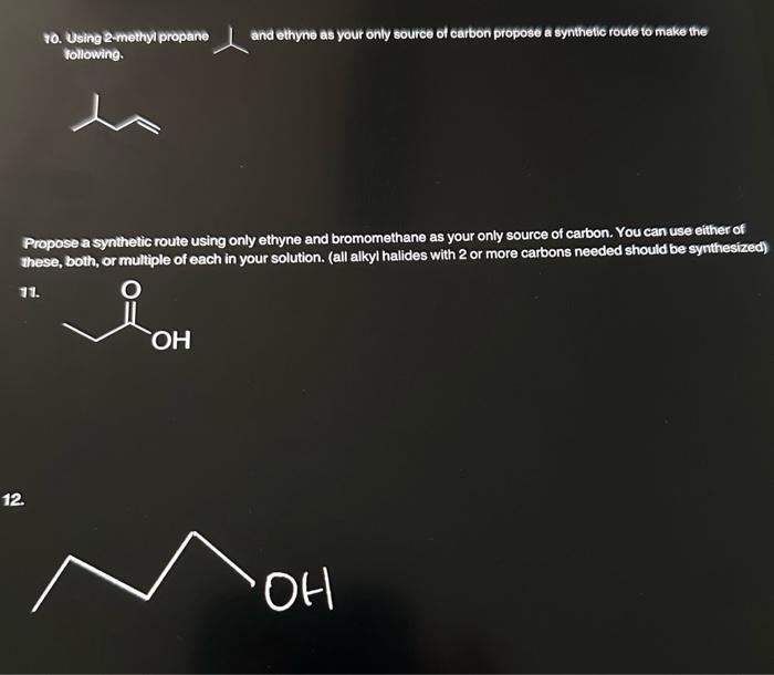 Solved Propose A Synthetic Route From The Starting Material | Chegg.com