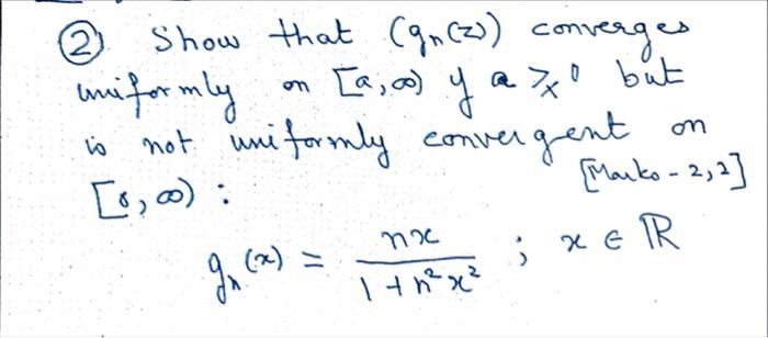 Solved This is a question from Real Analysis. Please solve | Chegg.com