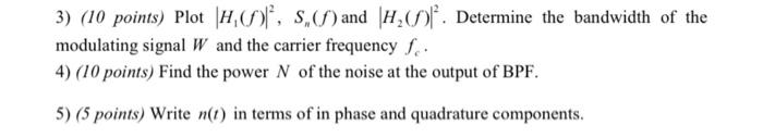 Solved Problem In an analog communication system given | Chegg.com