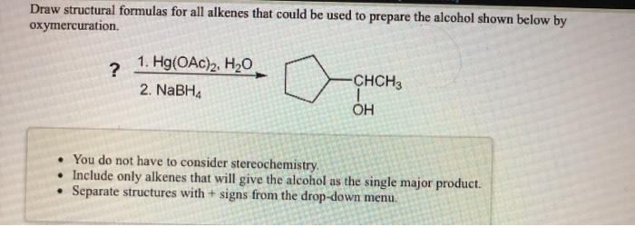 Solved Draw structural formulas for all alkenes that could | Chegg.com