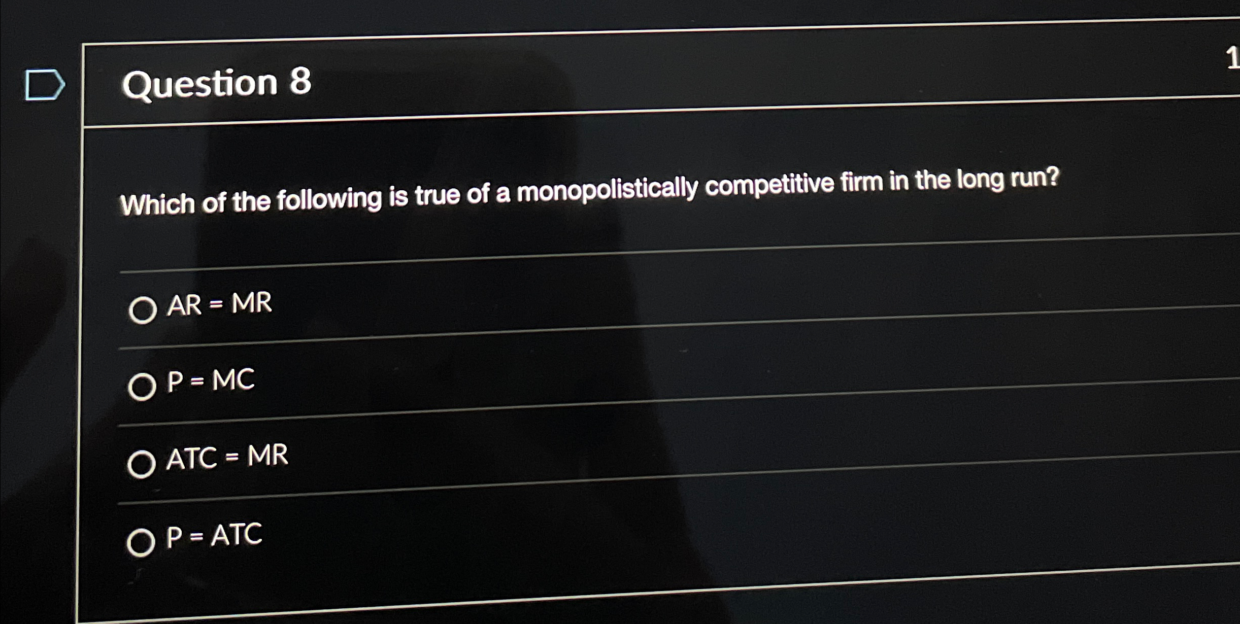 Solved Question 8Which of the following is true of a | Chegg.com