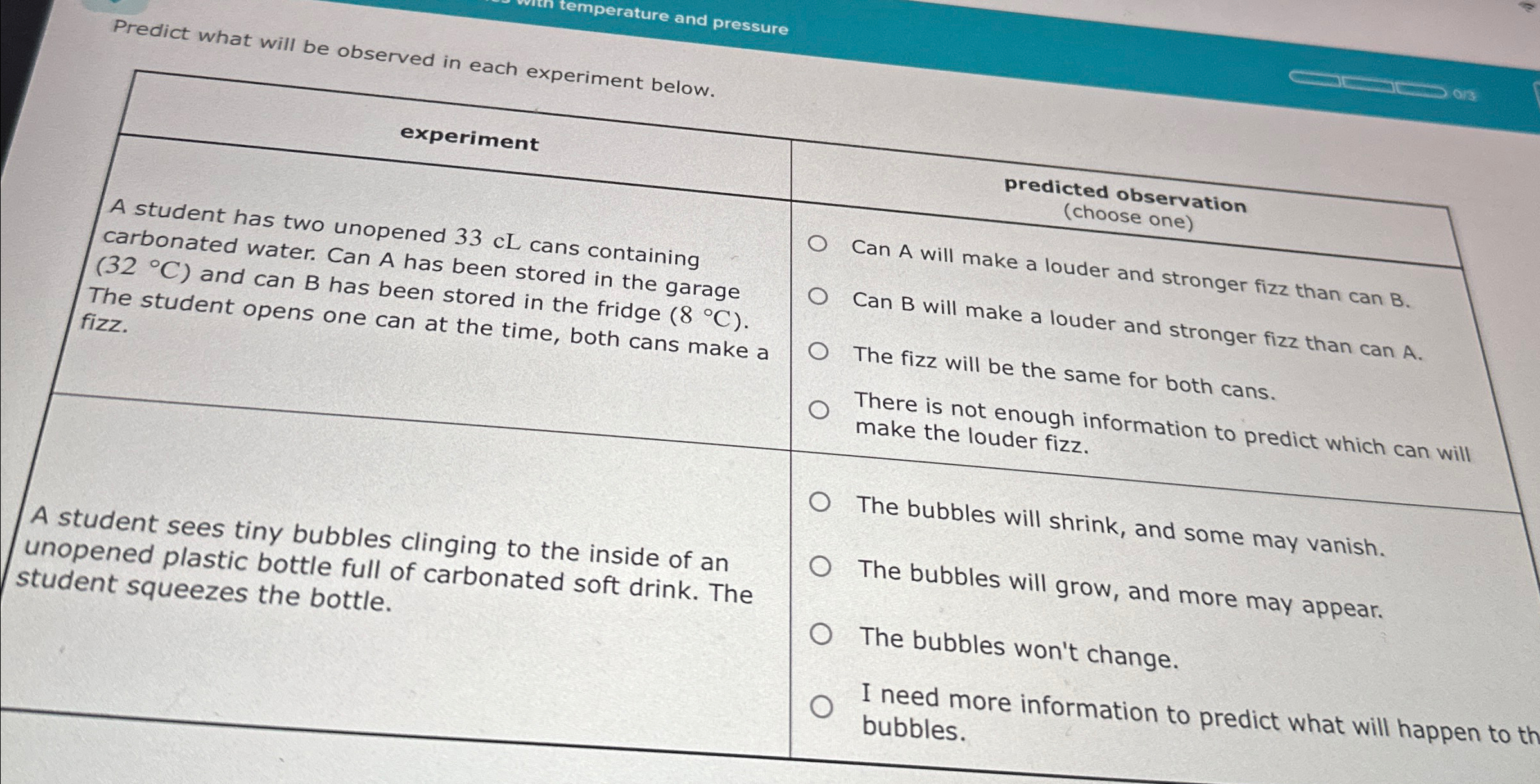 Solved Predict what will be observed in each experiment | Chegg.com