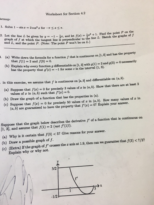 Solved Worksheet For Section 42 Armup 1 Solve 1 Sin X