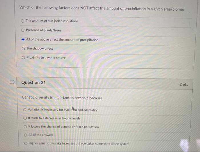Solved Which of the following factors does NOT affect the | Chegg.com