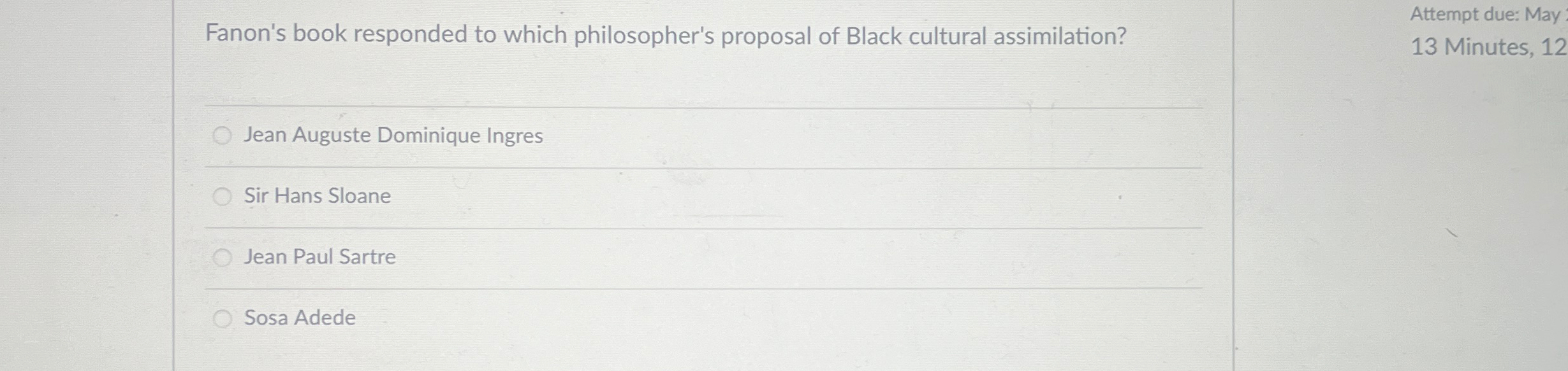 Solved Fanon's book responded to which philosopher's | Chegg.com