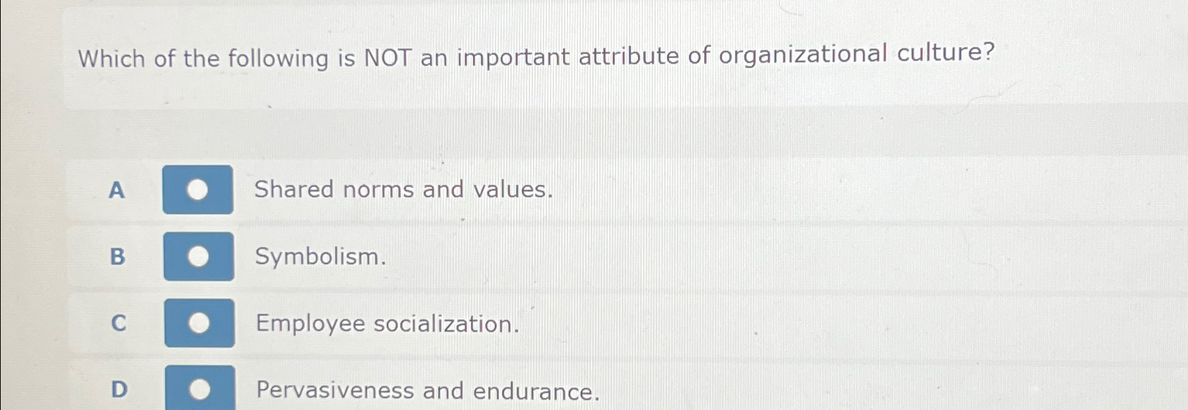 Solved Which of the following is NOT an important attribute | Chegg.com