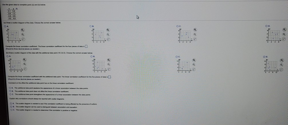 Solved Use the vendets to complete parts (a) and (b) below | Chegg.com