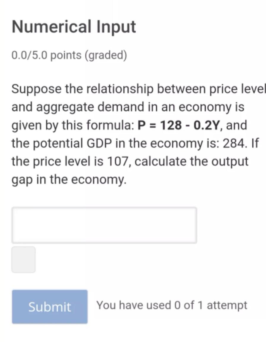 Solved Numerical Input 0.0/5.0 points (graded) Suppose the | Chegg.com