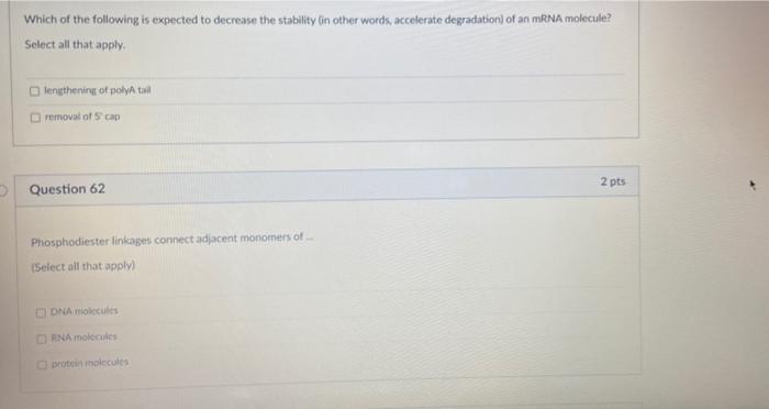 Solved Which of the following is expected to decrease the | Chegg.com