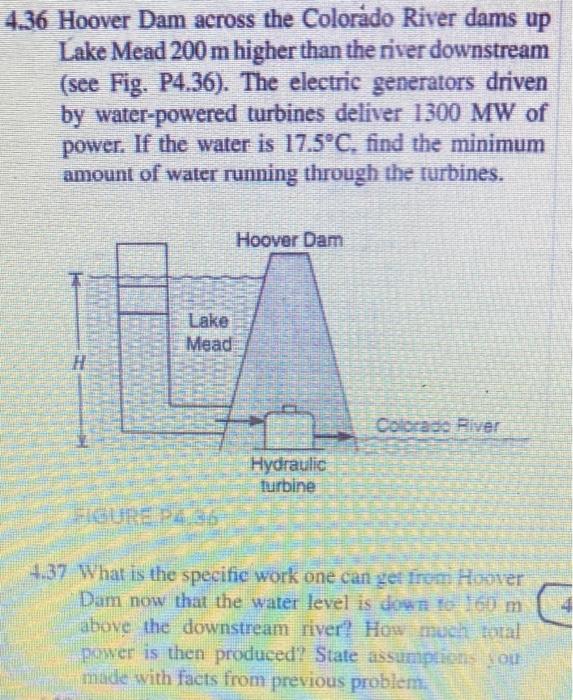 Solved 4.37 what is the specific work one can get from | Chegg.com