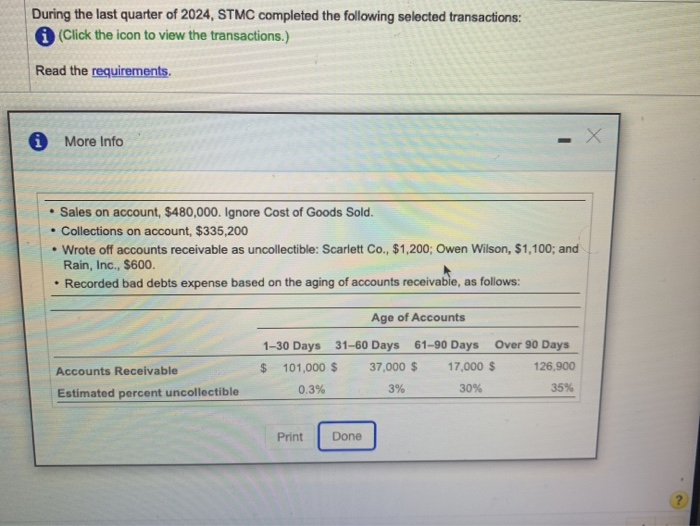 Solved This Question 1 pt At September 30, 2024, the