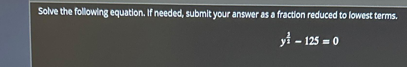 Solved Solve the following equation. If needed, submit your | Chegg.com