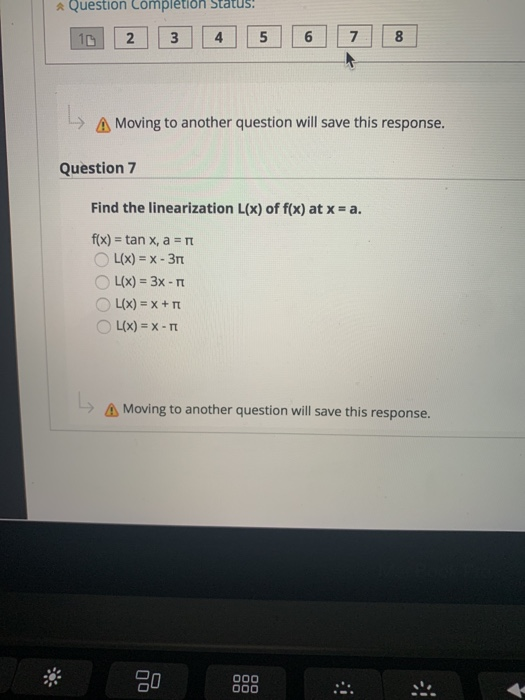 Solved Question Completion Status: 1 2 3 4 5 6 7 8 L A | Chegg.com