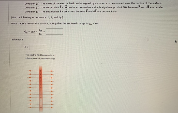 Solved Find the electric field due to an infinite plane of | Chegg.com