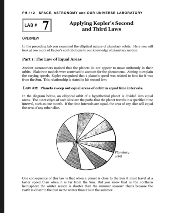 7 PH112 SPACE, ASTRONOMY And OUR UNIVERSE LABORAT...