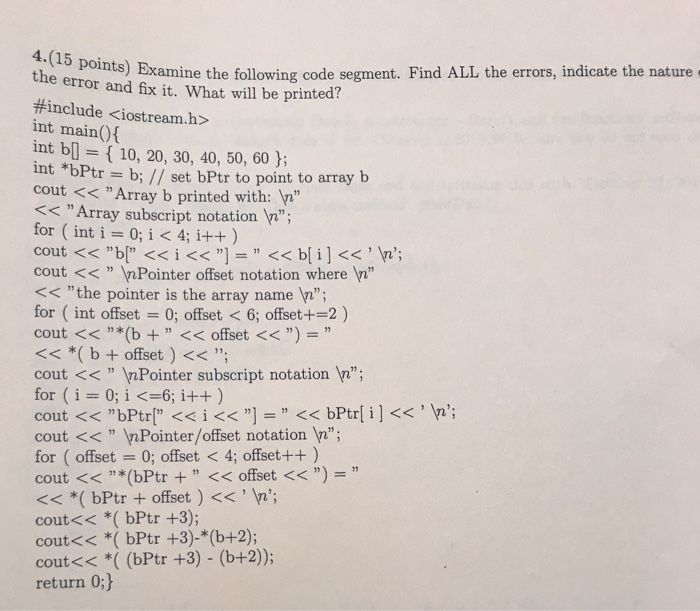 Solved 4.(15 points) Examine the following mus) Examine the | Chegg.com