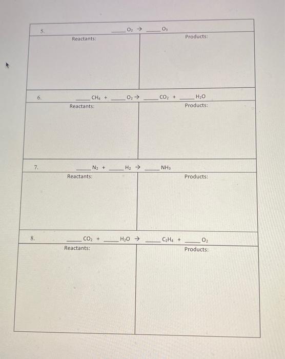 Solved Name: Date: LAB 7: BALANCING EQUATIONS 51 | Chegg.com