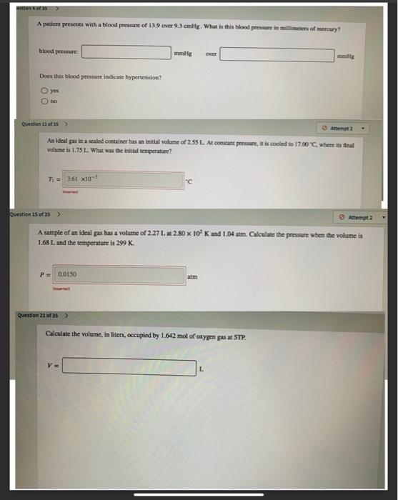 Solved stion of A patient presents with a blood pressure of | Chegg.com
