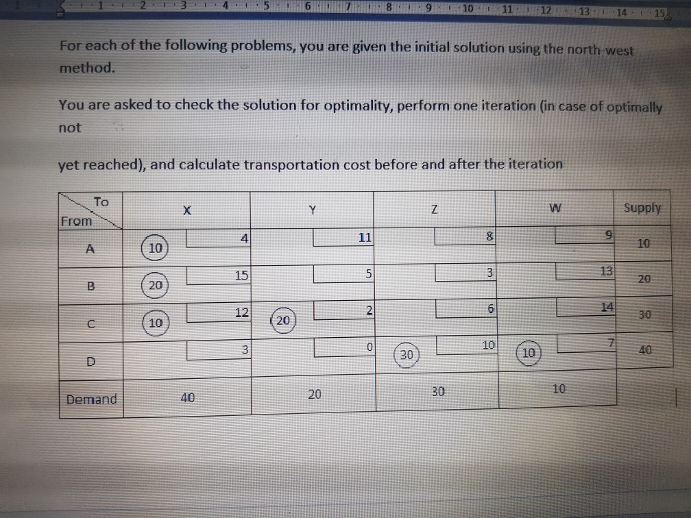 Solved 2.31.456 910 13 14 15 For each of the following | Chegg.com