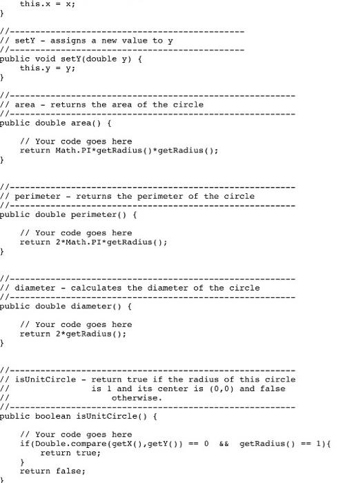 Solved i already completed the code for the circle qnd the | Chegg.com