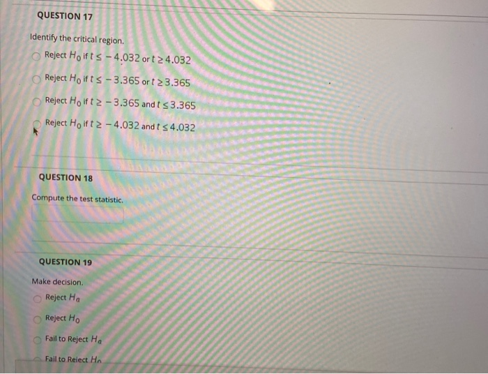 Solved QUESTION 16 Use this scenario to answer questions | Chegg.com