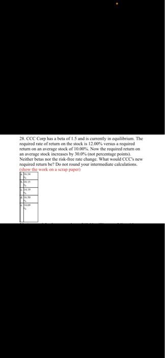 Solved Please answer has to be one of the options A, B, C, | Chegg.com