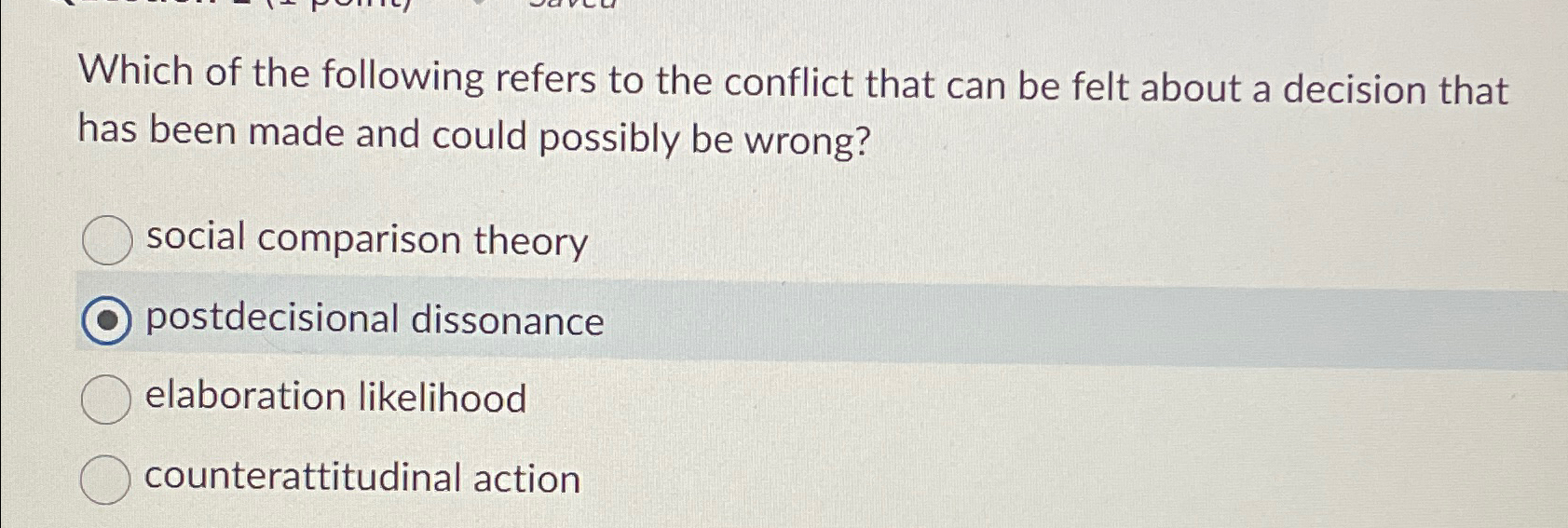 Solved Which of the following refers to the conflict that | Chegg.com