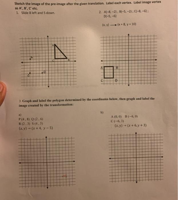 Draw the image of shape L underthe transformationReflect L in the line y1  Drawthe image M