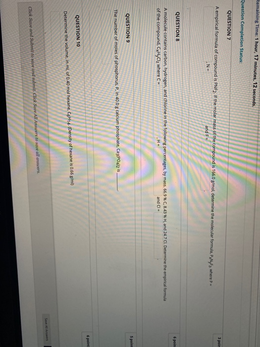 Solved Remaining Time: 1 hour, 17 minutes, 12 seconds. | Chegg.com