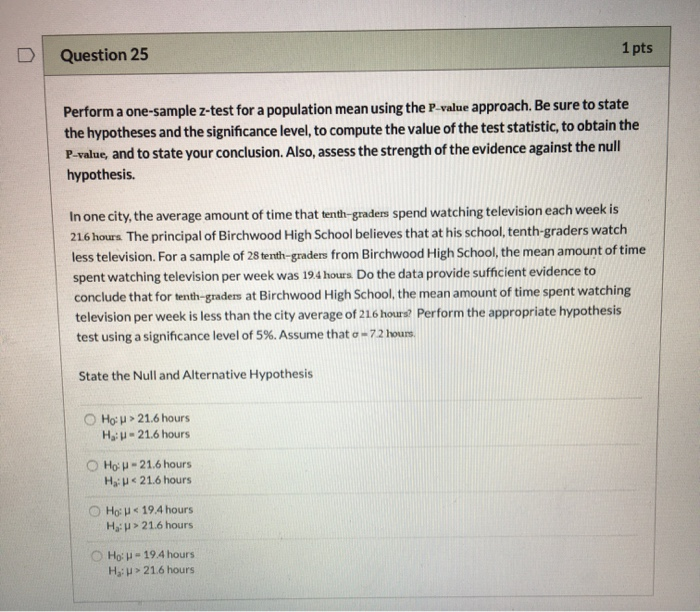Solved Question 27 1 pts Referring to problem 25, find the | Chegg.com