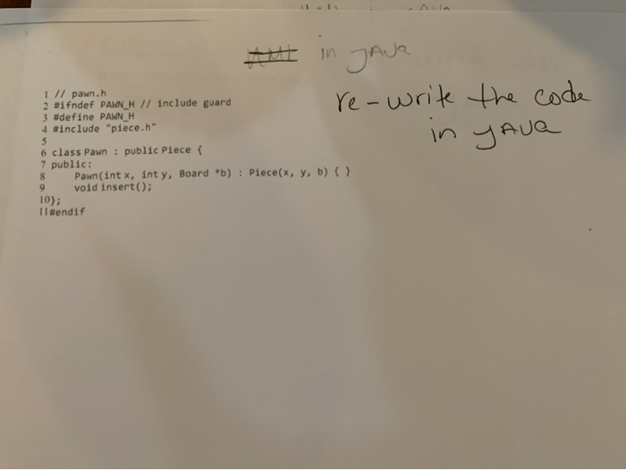 Solved re-write the code in JAVA 1 // main.cpp 2 #include 3 | Chegg.com