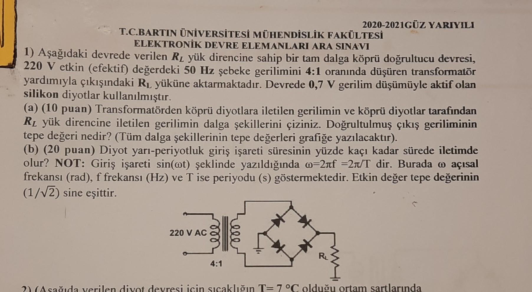 Solved Solve A & B .. Thanks 1) In The Circuit Below, A | Chegg.com