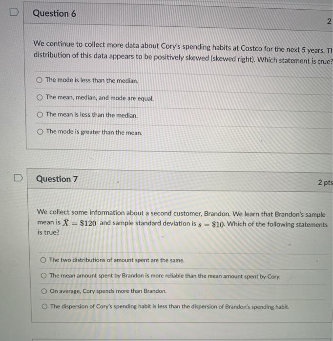 Solved Use The Following Scenario To Answers Questions 1-7. | Chegg.com