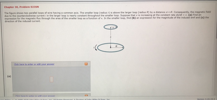 Solved Chapter 30, Problem 023SN The figure shows two | Chegg.com
