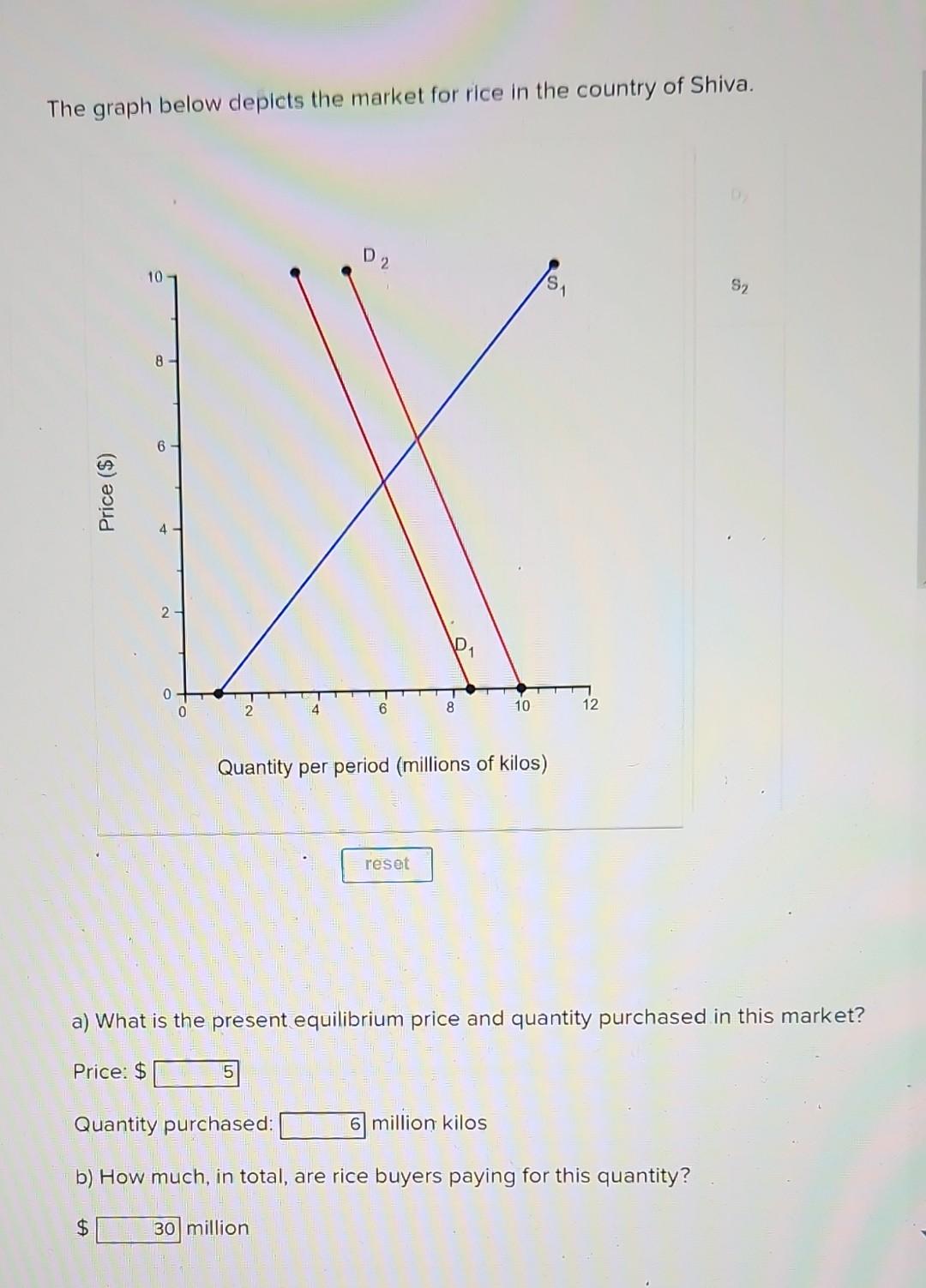 Solved h) After the change in demand, what would happen if | Chegg.com
