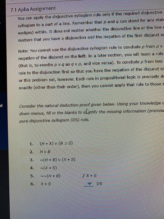 7.1 aplia assignment quizlet