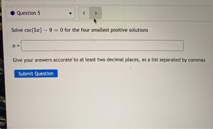 Solved Question 5 v