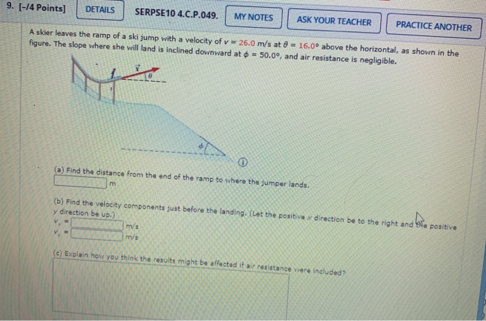 Solved 9 14 Points Details Serpse10 4 C P 049 My Not Chegg Com