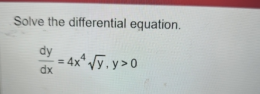 solve the differential equation dy dx 2x 3y 4 2