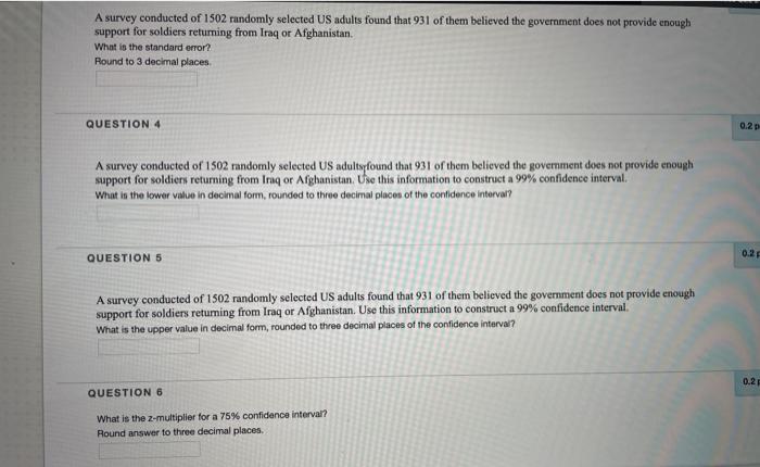 Solved A survey conducted of 1502 randomly selected US | Chegg.com