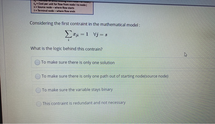Below is the linear programming for the shortest Path | Chegg.com