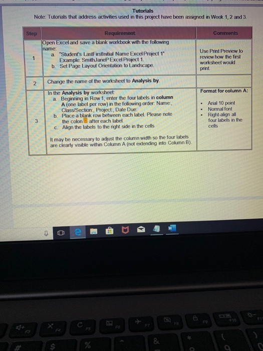 Excel Project 1 - MS Excel (Spring 2020) Use the | Chegg.com