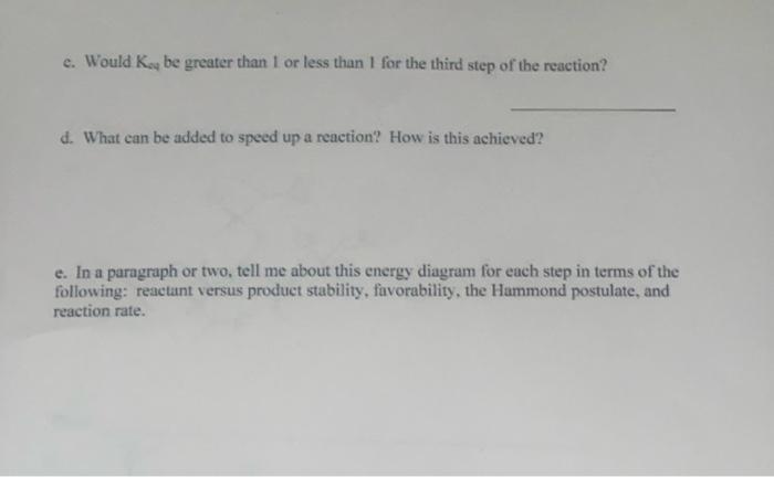 Solved L Short Answer 1. Draw An Energy Diagram That Is | Chegg.com