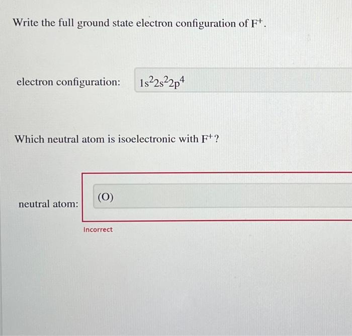write the complete ground state electron configuration of fe3