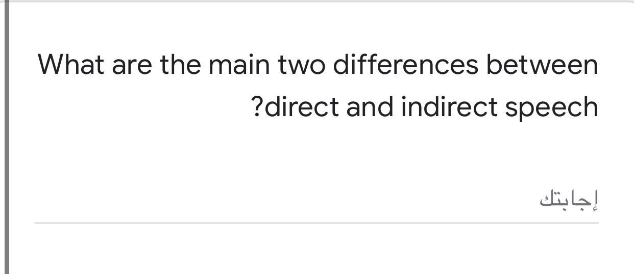 Solved What are the main two differences between ?direct and | Chegg.com