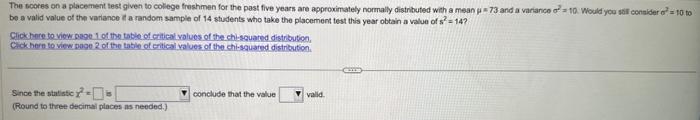 Solved The scores on a placement test given to college | Chegg.com