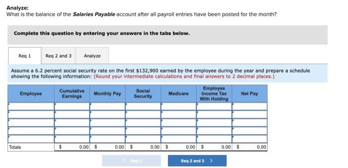 Solved Critical Thinking Problem 10.1 (Static) Payroll | Chegg.com