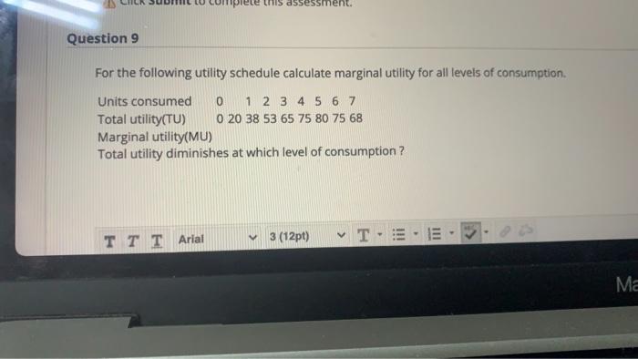 Solved IS piece this assessment Question 9 For the following | Chegg.com
